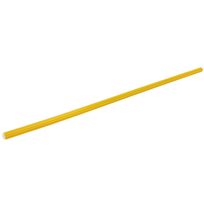 Палка гимнастическая 100 см, цвет жёлтый - фото 1886183226