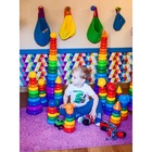 Пирамидка детская, 5 колец с конусом - Фото 5