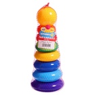 Пирамидка детская, 7 колец, с шаром - Фото 12
