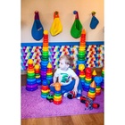 Пирамидка детская большая «Гигант», пластик, 20 колец с конусом, 87 см - Фото 5