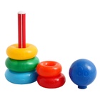 Пирамидка детская, 5 колец с шаром - Фото 5