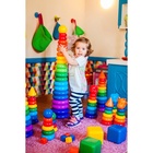 Пирамидка детская большая «Гигант», пластик, 20 колец с шаром, 87 см - Фото 6