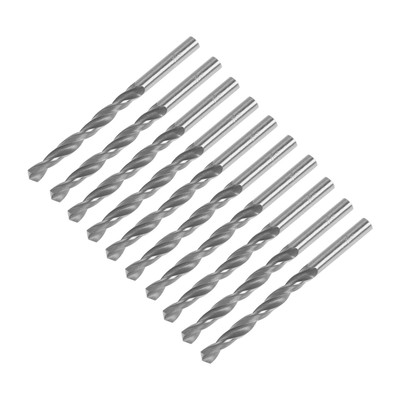 Сверло по металлу ТУНДРА, HSS, цилиндрический хвостовик, 7.5×110 мм, 10 шт.