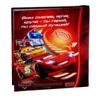 Фотоальбом на 20 магнитных листов в твёрдой обложке "Наш чемпион", Тачки - Фото 2