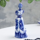 Фигурка фарфор гжель «Дама с собачкой» - Фото 2