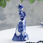 Фигурка фарфор гжель «Дама с собачкой» - Фото 3