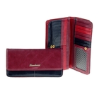 Кошелек женский, 6 отдел, отдел для кредиток, наружный карман, сиренево-синий - Фото 1