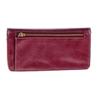 Кошелек женский, 6 отдел, отдел для кредиток, наружный карман, сиренево-синий - Фото 2