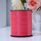Лента упаковочная для декора, подарков и шаров, красная, 0.5 см × 500 м - Фото 2