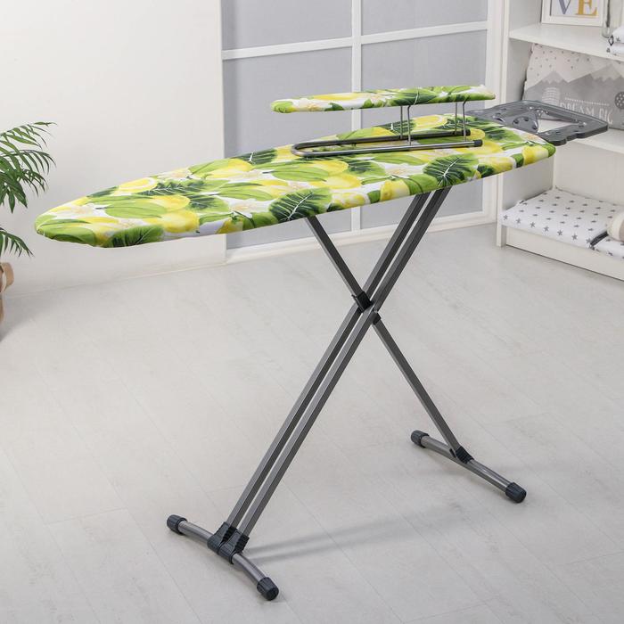 Доска гладильная Nika, 122×40 см, регулируемая высота до 90 см, МИКС - Фото 1