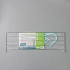 Сушилка для белья на радиатор, 65×23,5×18 см, серая - Фото 2