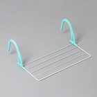 Сушилка для белья на радиатор, 45×23.5×18 см, белая - Фото 1