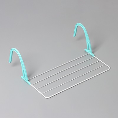 Сушилка для белья на радиатор, 45×23.5×18 см, белая