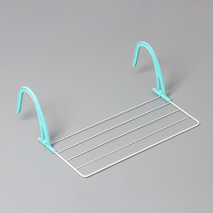 Сушилка для белья на радиатор, 45×23.5×18 см, белая - Фото 1