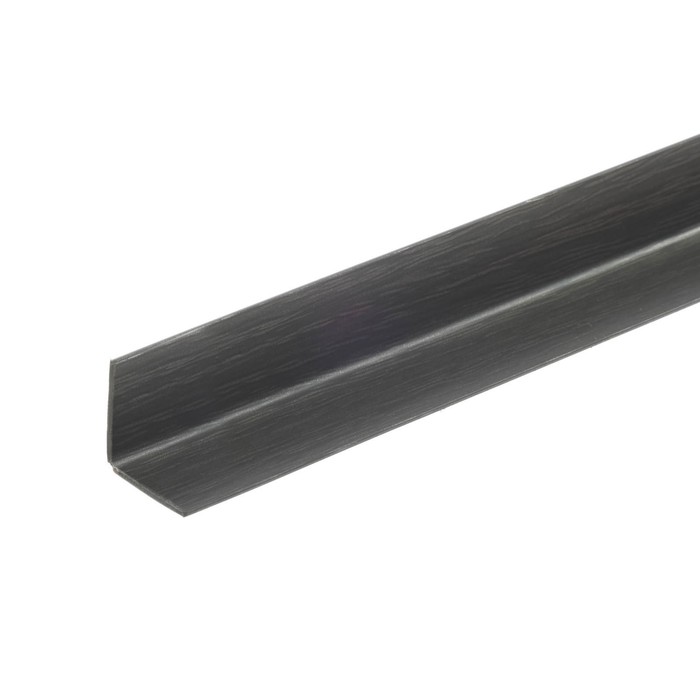 Уголок двухсторонний «Идеал», 15×15×2700 мм, цвет венге чёрный - Фото 1