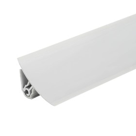 Плинтус для столешниц/ванны двусоставной 'Идеал', 25х25х3000 мм, Светло-серый