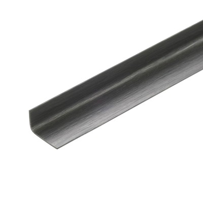 Уголок арочный «Идеал», 20×12×2700 мм, цвет венге чёрный