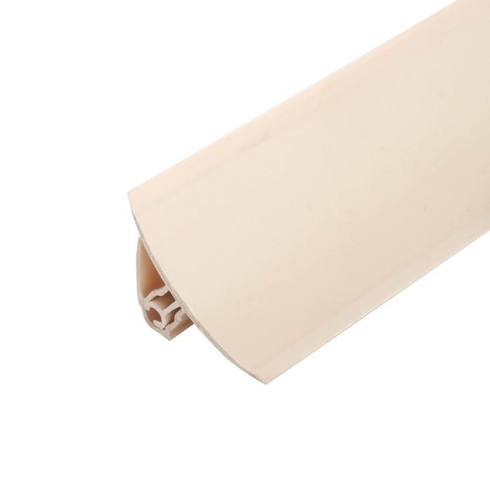 Плинтус для столешниц/ванны двусоставной «Идеал» 25×25×3000 мм, цвет слоновая кость - Фото 1