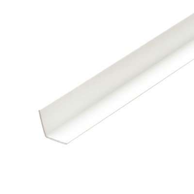 Уголок декоративный «Идеал», 10×10×2700 мм, цвет белый