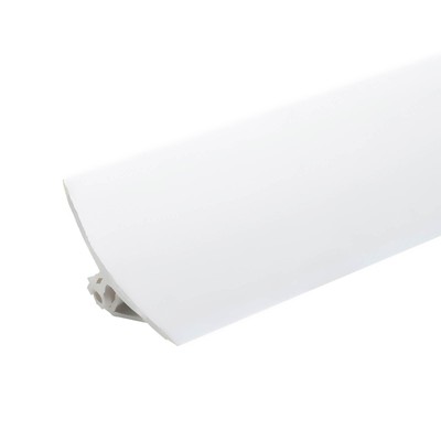 Плинтус двухсоставной "Идеал" для столешниц/ванны, 25х25х3000 мм, Белый