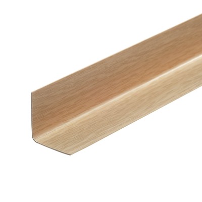 Уголок двухсторонний «Идеал», 30×30×2700 мм, цвет дуб северный