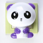 Ночник NL 1LED "Панда" фиолет 0,4Вт 220В 10,5х9х9,3 см - Фото 4