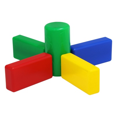 Игра детская «Городки», набор 18 элементов, пластик