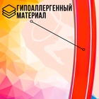 Обруч, диаметр 90 см, цвет красный - Фото 5