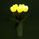 Светильник декоративный LED "Пять тюльпанов" белый 0,5Вт 2АА 29 см - Фото 2