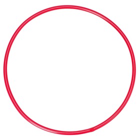 Обруч, диаметр 60 см, цвет красный