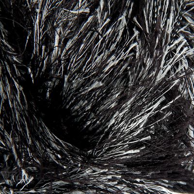 Пряжа "Decofur" 100% полиэстер 110м/100гр (1378 чернобурка)