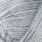 Пряжа для вязания спицами, крючком ALIZE, Angora Gold Simli, 20% шерсть, 75% акрил, 5% металлик, 500 м/100 г, (21 серый) - Фото 3