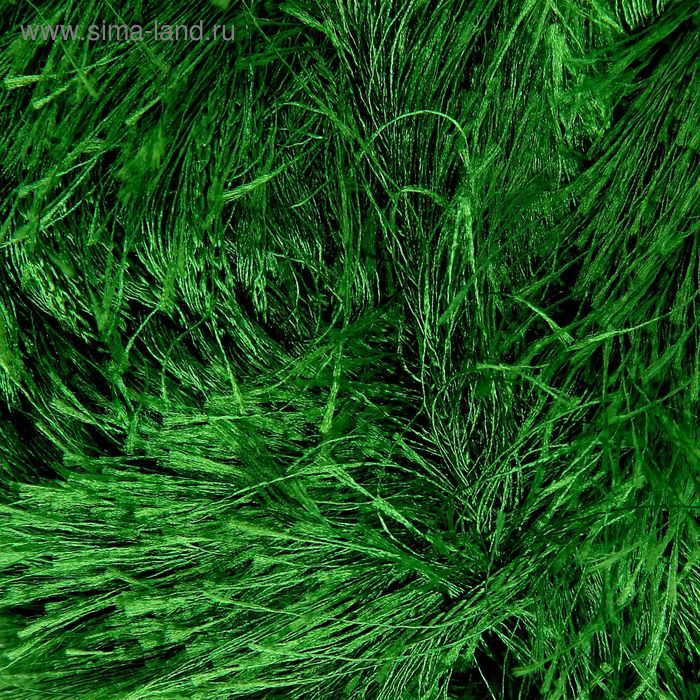 Пряжа "Decofur" 100% полиэстер 110м/100гр (595-079 зеленая трава) - Фото 1