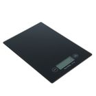 Весы электронные кухонные, до 5 кг, стекло, 2 ААА (не в компл.), чёрные - фото 10621394