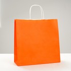 Пакет крафт "Радуга" оранжевый, 32 х 12 х 32 см - Фото 1