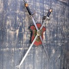 Сувенирное оружие на планшете «Рыцарский турнир», два меча на щите, 71см - Фото 2
