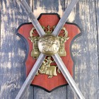 Панно на стену «Макет оружия: сувенирные мечи на планшете. Рыцарский турнир», декор настенный, 85 см - Фото 5