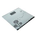 Весы электронные напольные «Одуванчик», до 180 кг, 28 × 28 см, с подсветкой, серебристые - Фото 1