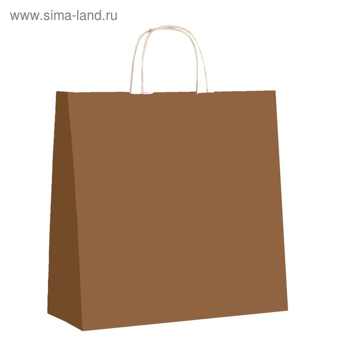 Пакет крафт "Радуга" кофейный, 32 х 12 х 32 см - Фото 1