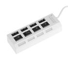 USB-разветвитель LuazON, 4 порта с индивидуальными выключателями белый - фото 8265117