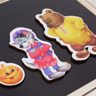 Сказка на магнитах "Лиса и заяц", "Лиса и волк" + "Колобок" - Фото 3