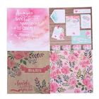 Набор бумаги для скрапбукинга "Наша история", 12 листов, 14,5 х 14,5 см, 160 г/м2 - Фото 5