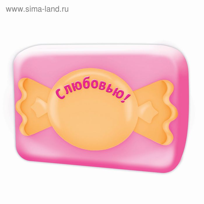 Формочка для мыловарения "С любовью" - Фото 1