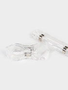 Ценникодержатель с зажимом, d=2 см, 8×2.7×10.6 см, прозрачный - Фото 5