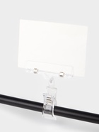 Ценникодержатель с зажимом, d=2 см, 8×2.7×10.6 см, прозрачный - Фото 6