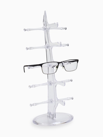 Подставка под очки, настольная, 5 мест, 16×18.3×36, прозрачная