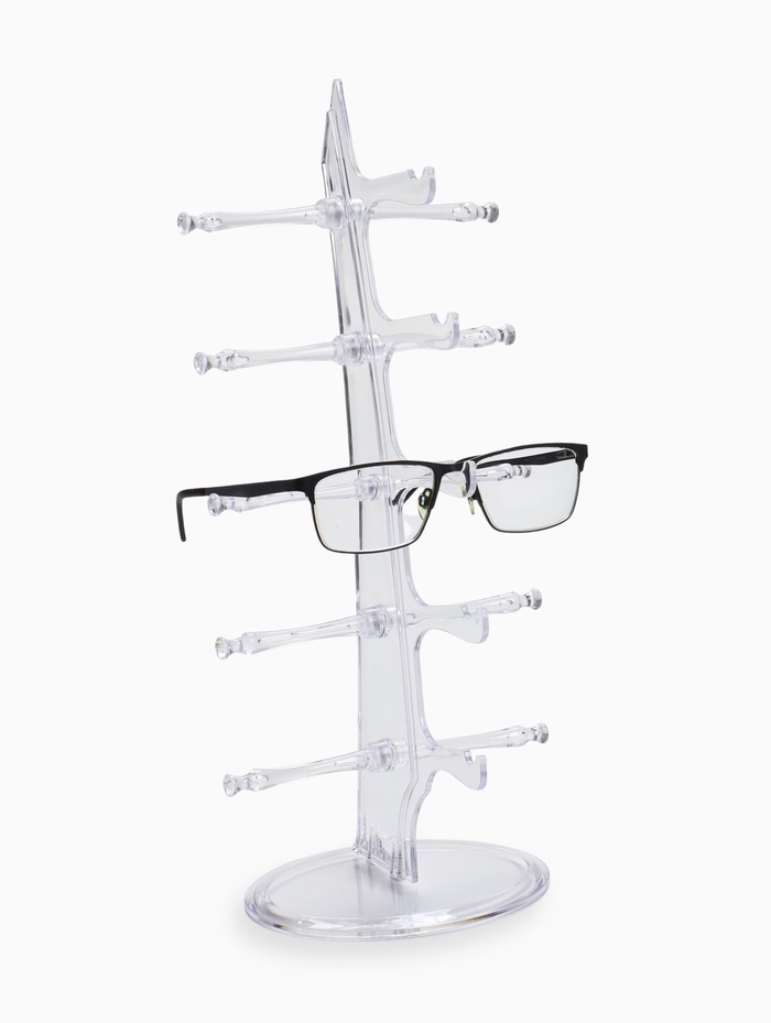 Подставка под очки, настольная, 5 мест, 16×18.3×36, прозрачная - Фото 1