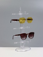 Подставка под очки, настольная, 5 мест, 16×18.3×36, прозрачная - Фото 6