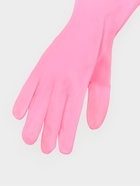 Перчатки хозяйственные с утеплителем Доляна, размер L, резиновые, розовые - Фото 3