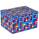 Короб стеллажный для хранения с крышкой 50х40х30 см «Праздник» - Фото 1